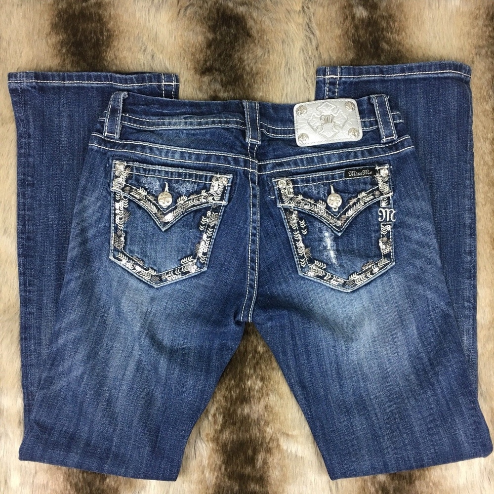 🛍 Miss Me Signature Bootcut Jeans, Size 28 - Picture 4 of 6